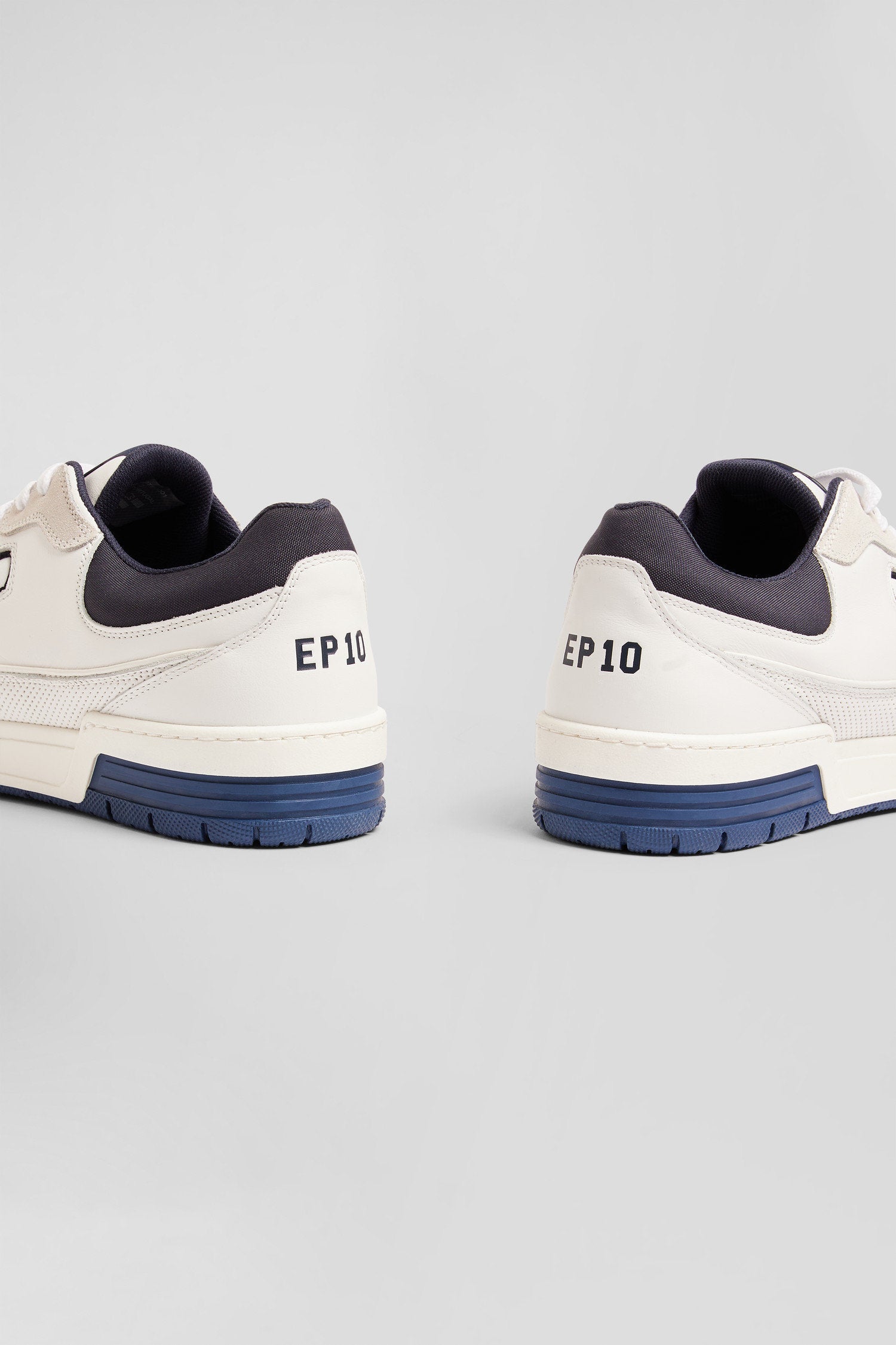 Ep10 Beige And Navy Blue Leather Sneakers_05