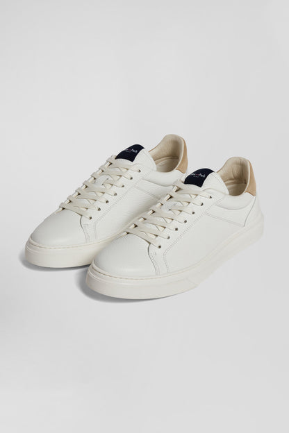 White Low-Top Leather Sneakers_03