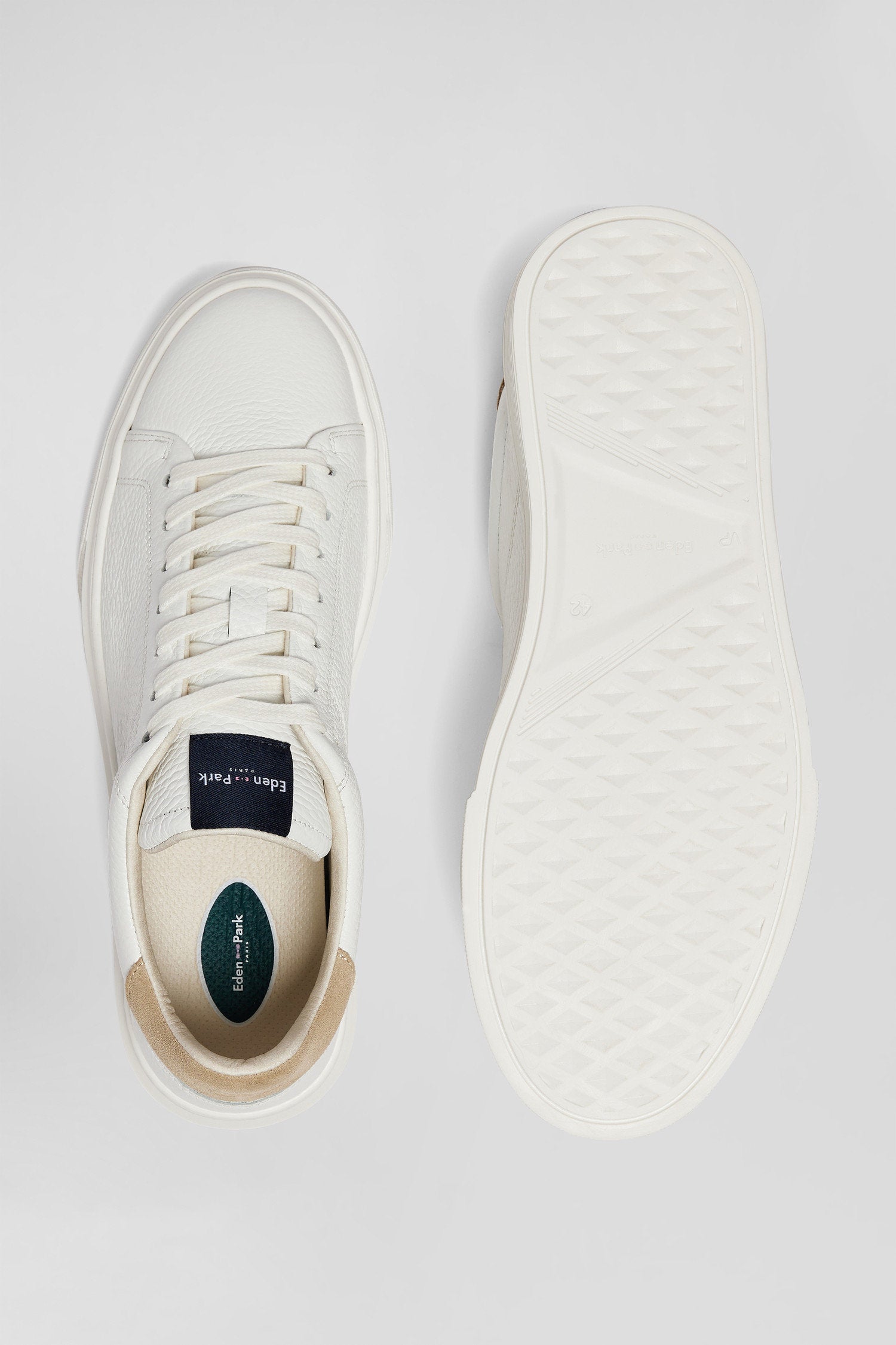 White Low-Top Leather Sneakers_05