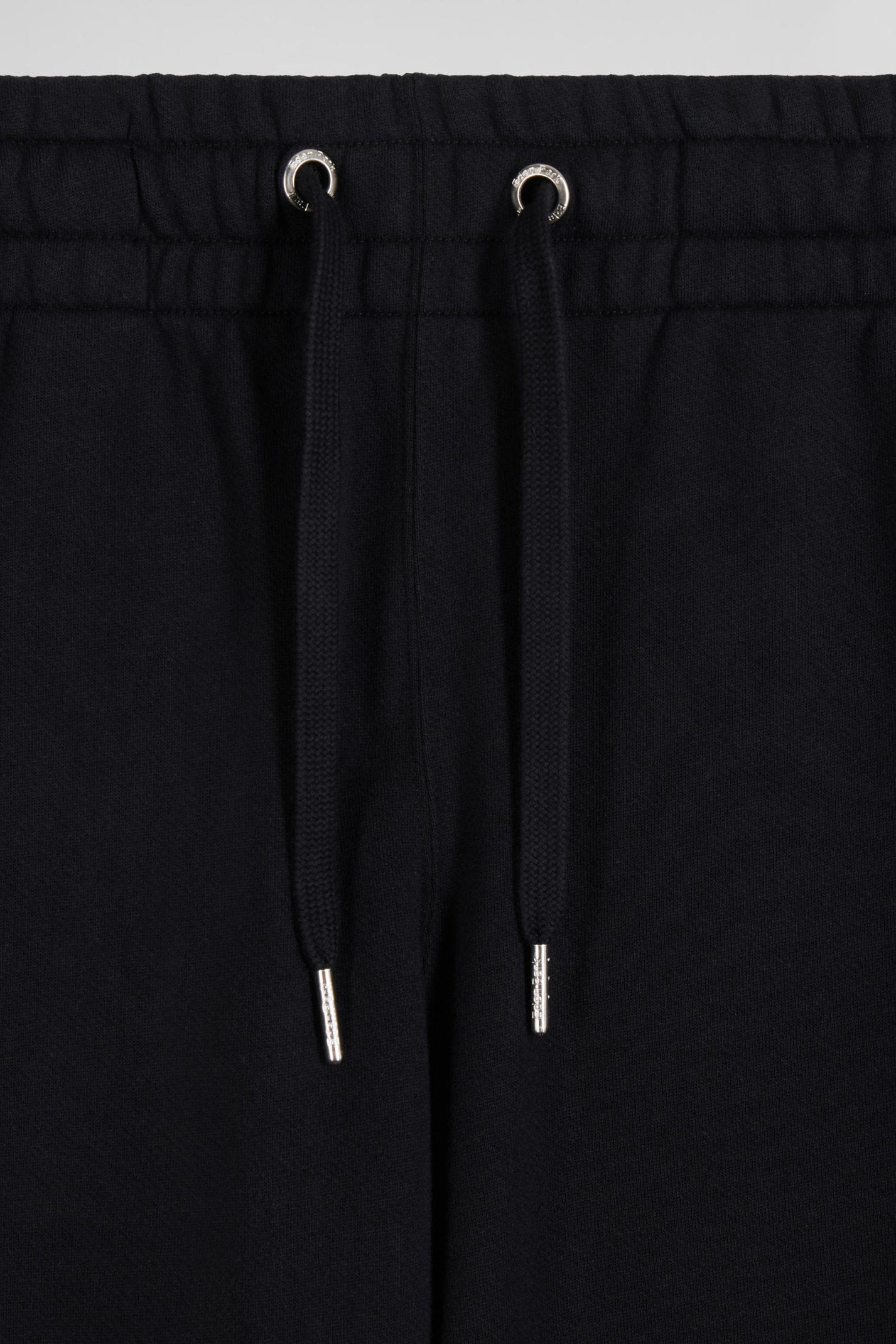 Regular Black Brushed Fleece Jogging Bottoms_06