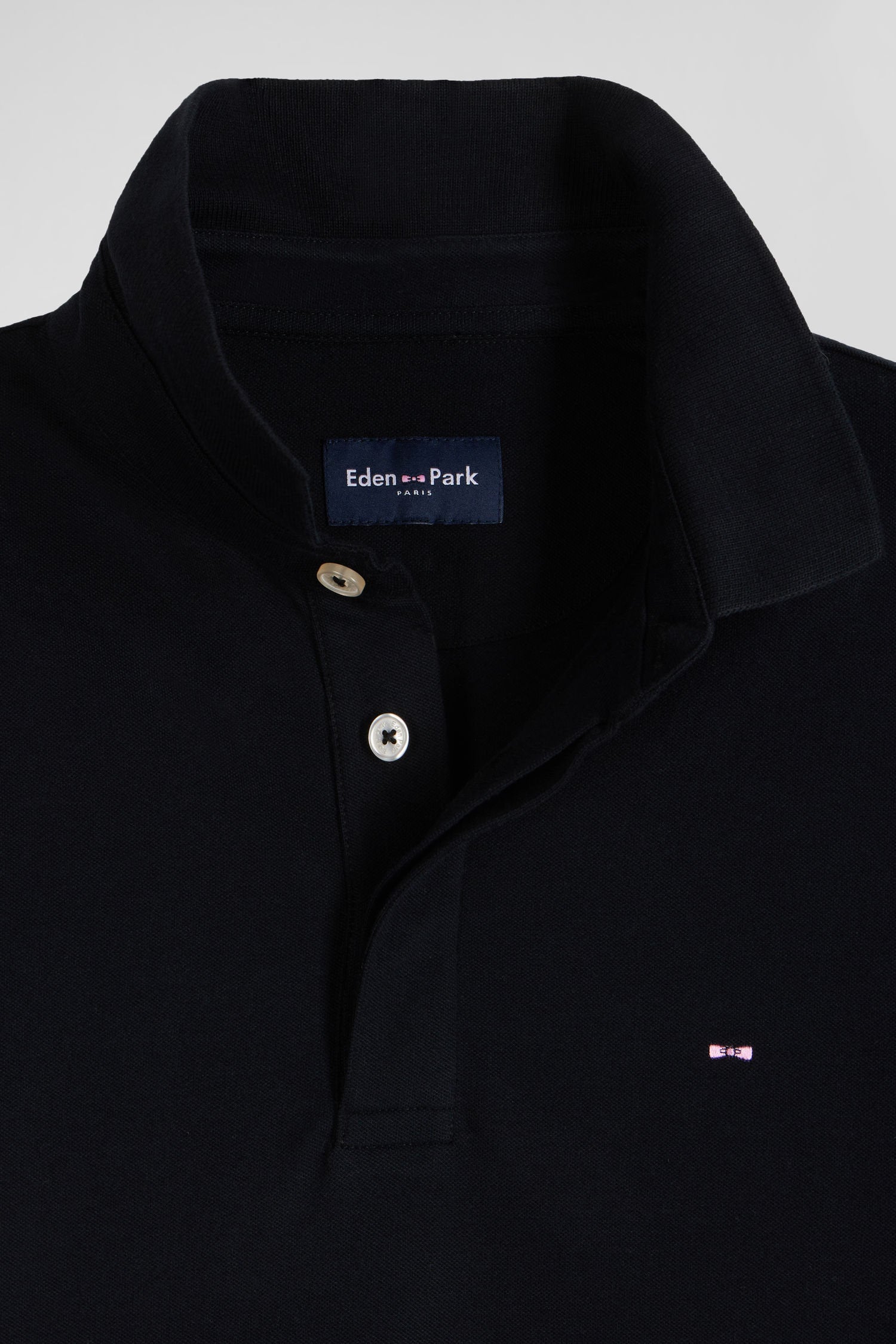 Slim Black Short-Sleeved Cotton PiquŽ Polo Shirt_06