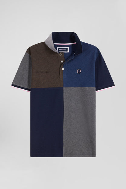 Regular Navy Barbarian Short-Sleeved Cotton PiquŽ Polo Shirt_04