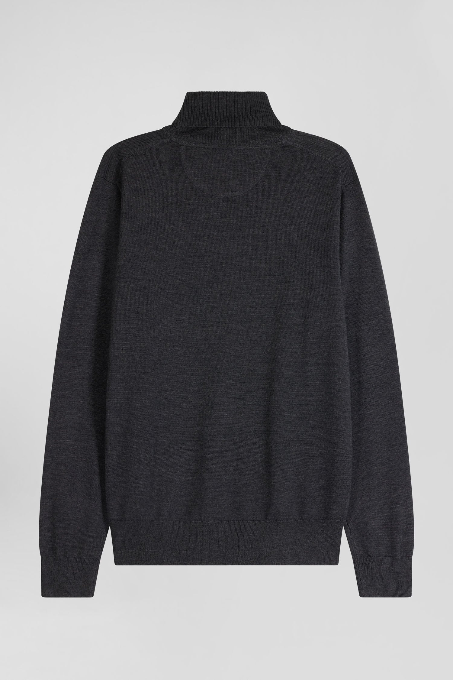 Regular Anthracite Grey Merino Wool Turtleneck Jumper_H24MAIPU0012_GRF_05