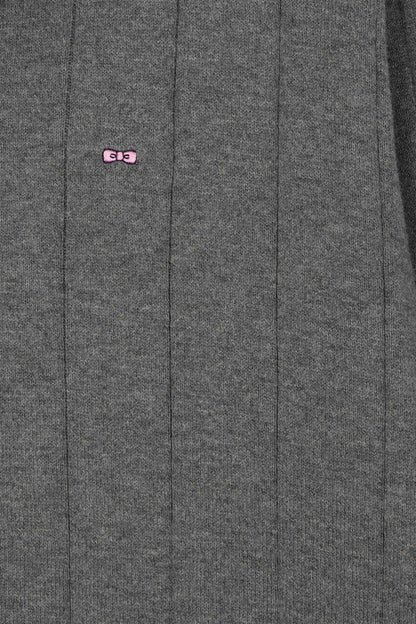 Regular Grey Cotton And Cashmere Jumper With Rugby Shirt Collar_08