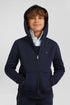 Regular Navy Blue Zipped Cotton Hoodie_01