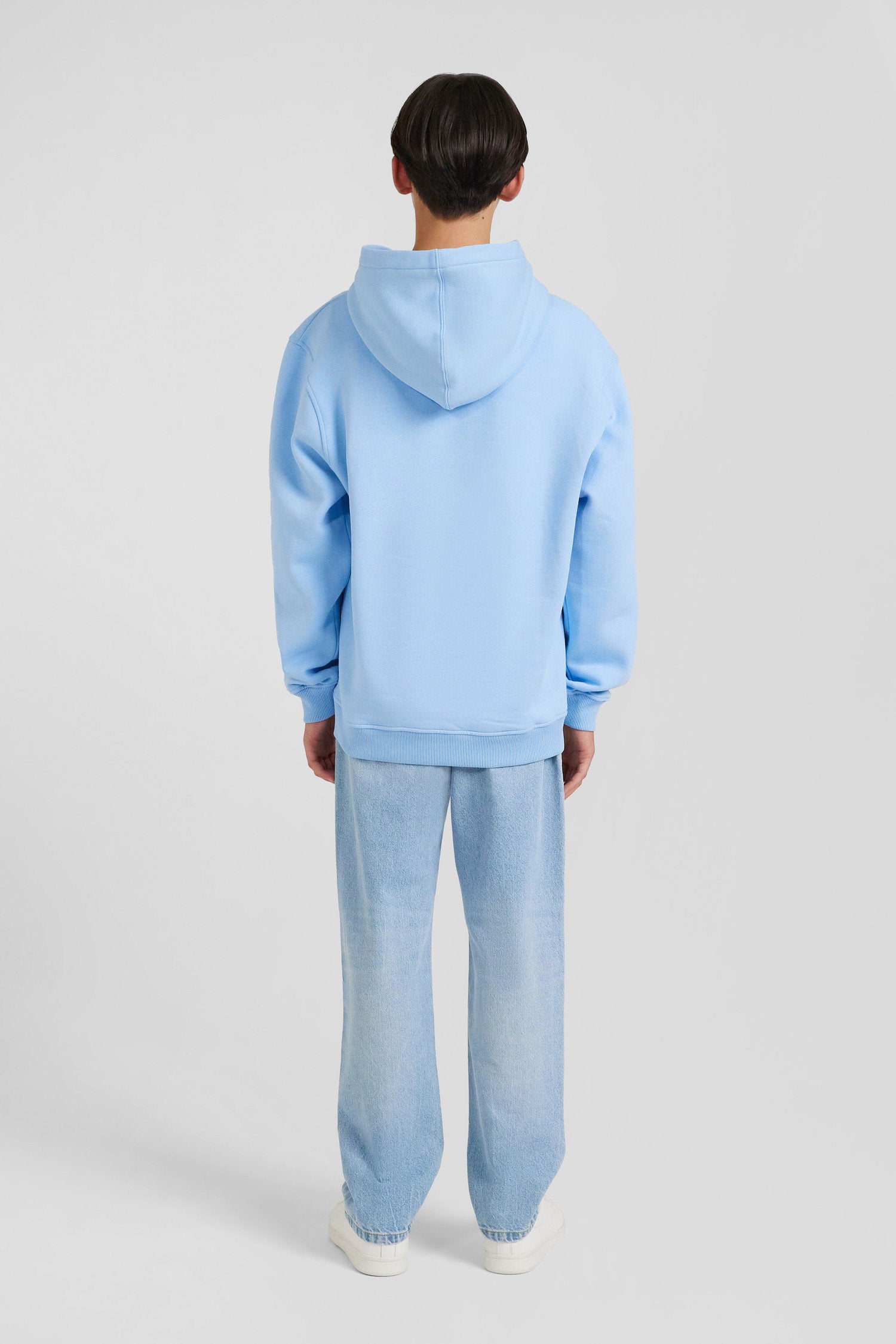 Oversize Sky Blue Embroidered Cotton Blend Hoodie_H24MAISW0052_BLM_04