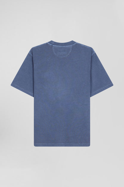 Oversize Grey Unisex Short-Sleeved T-Shirt In Overdyed Cotton_05