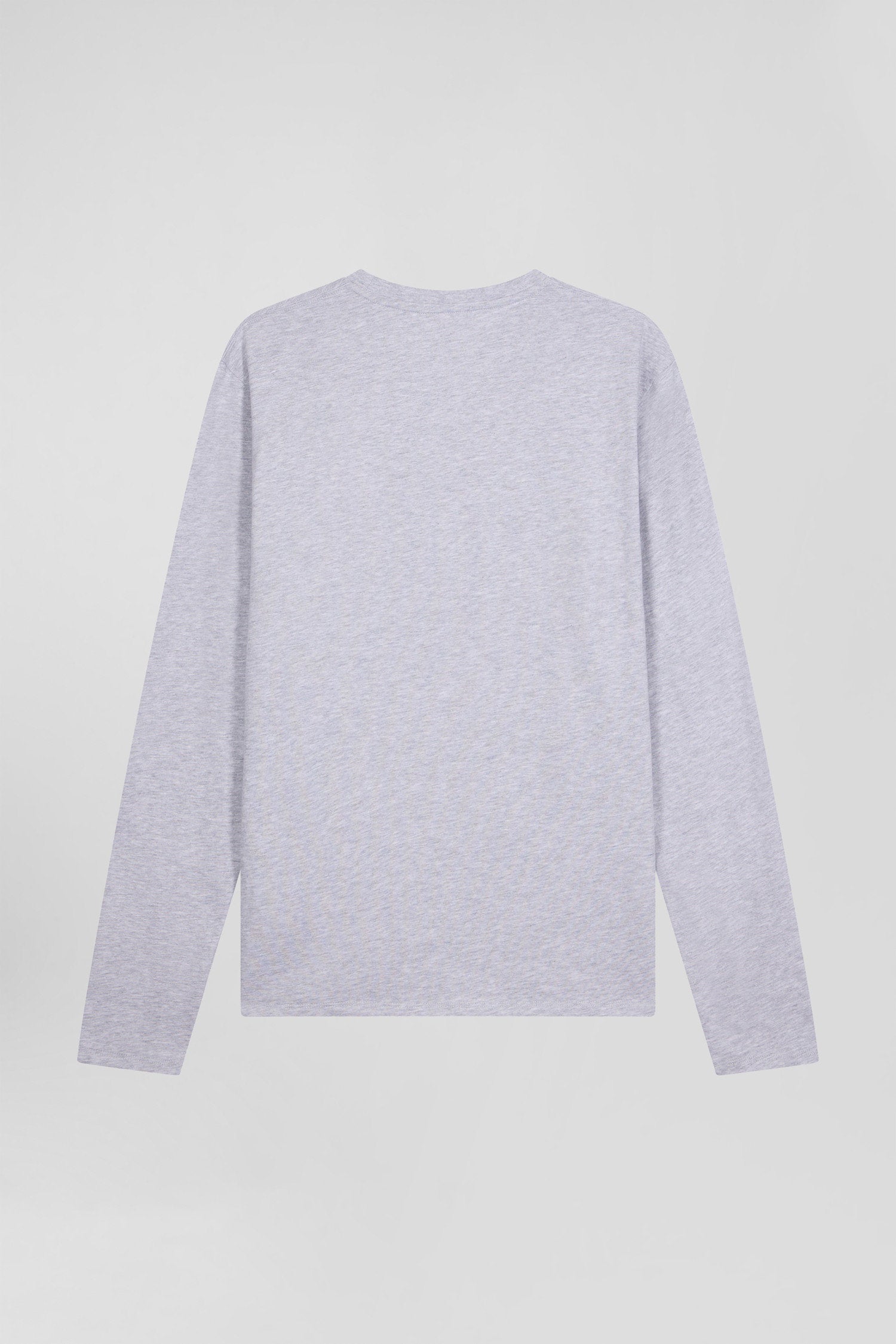 Regular Grey Long-Sleeved Cotton T-Shirt_05