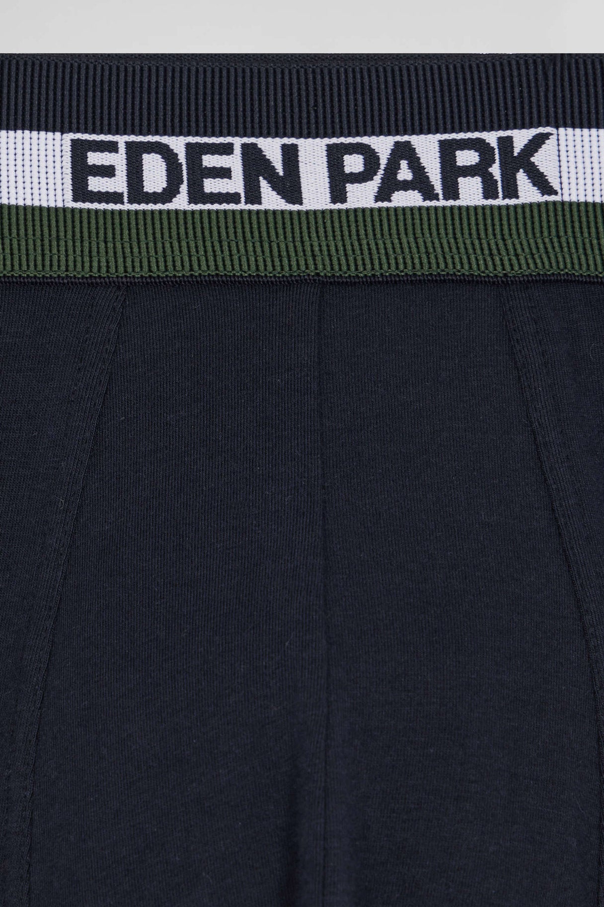 Set Of 2 Green Stretch Cotton Boxers With Tricolor Waistband_05