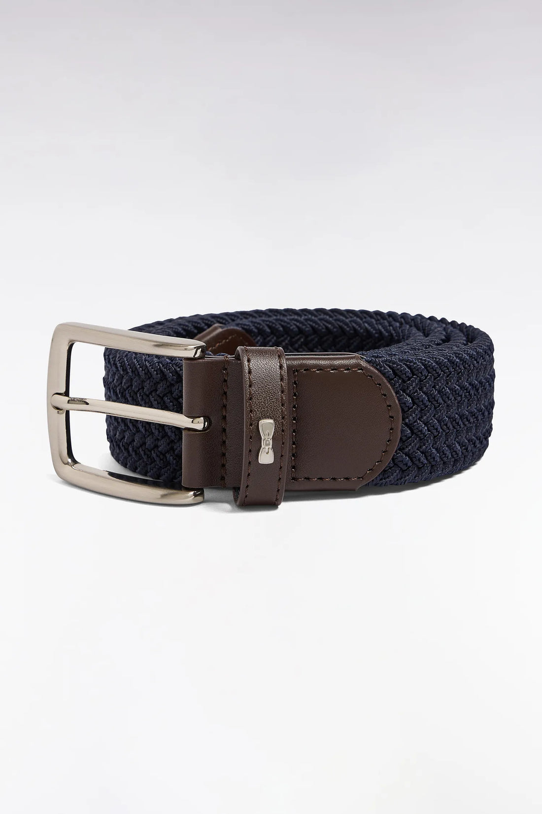 Eden Park_0_Navy Elasticated Textile Waistband_H25ACTCE0001_BLF_01