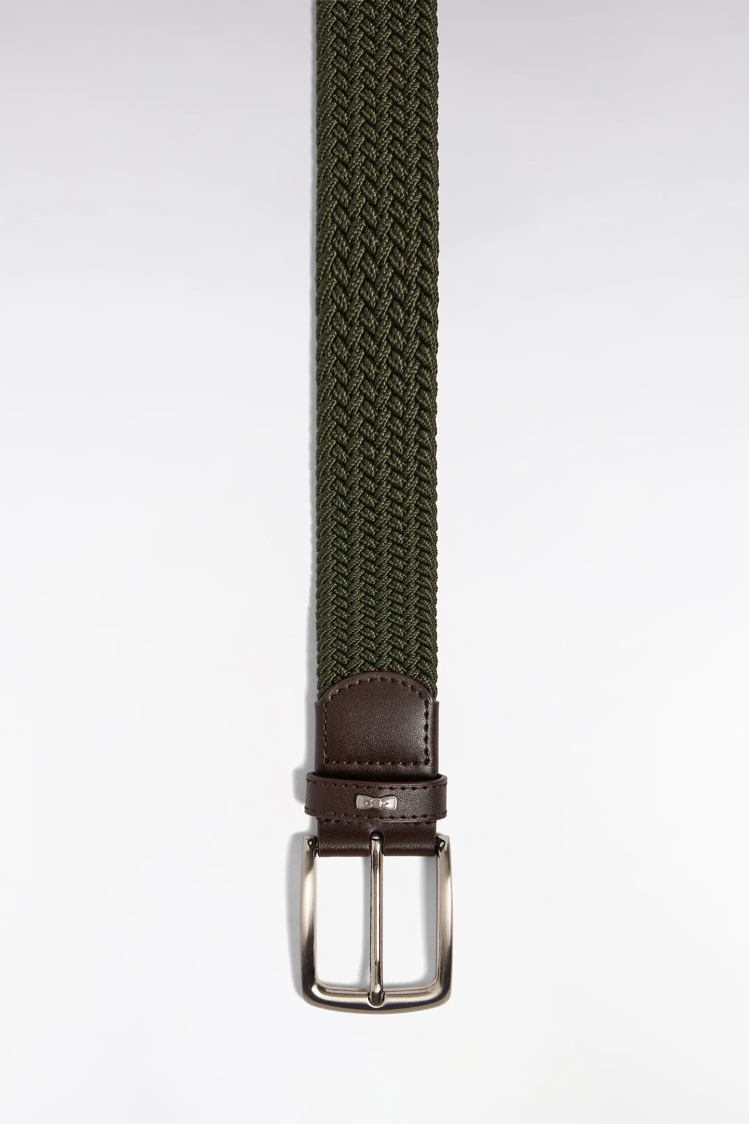 Eden Park_0_Khaki Elasticated Textile Waistband_H25ACTCE0001_KAF7_01