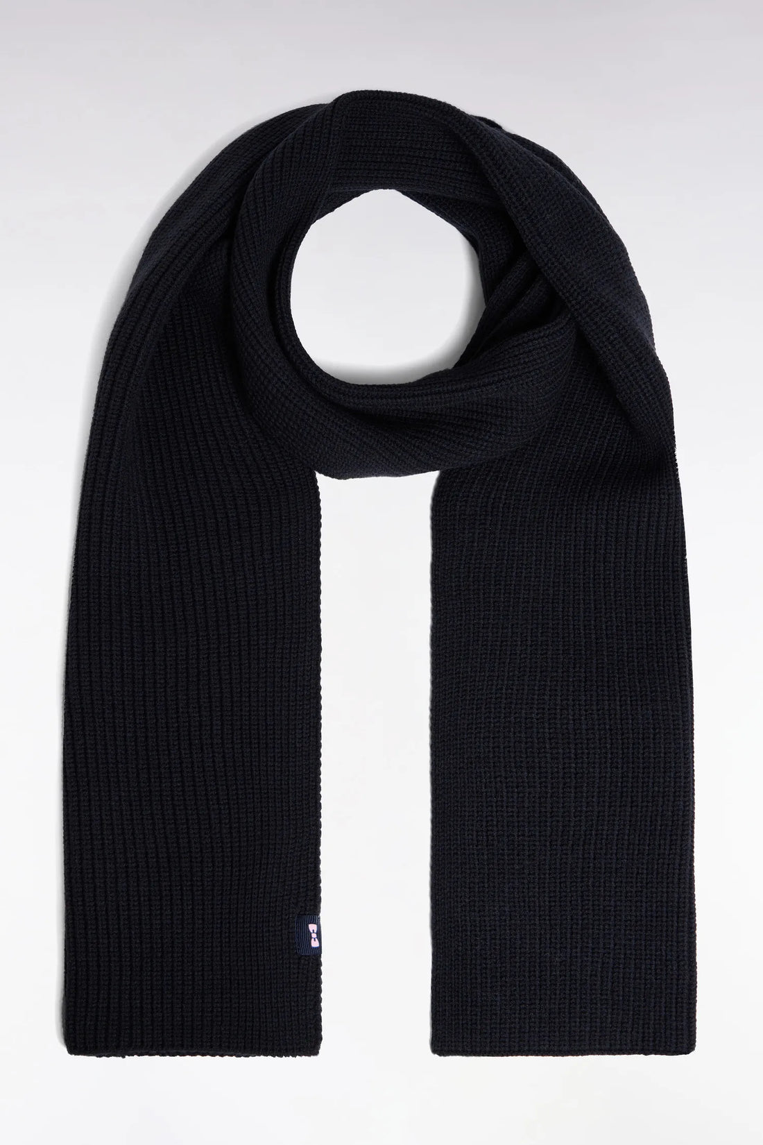 Eden Park_Blue_Navy Cotton-Blend Scarf_H25ACTEC0001_BLF_01