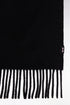 Eden Park_0_Black Virgin Wool Fringed Scarf_H25ACTEC0012_NO_01