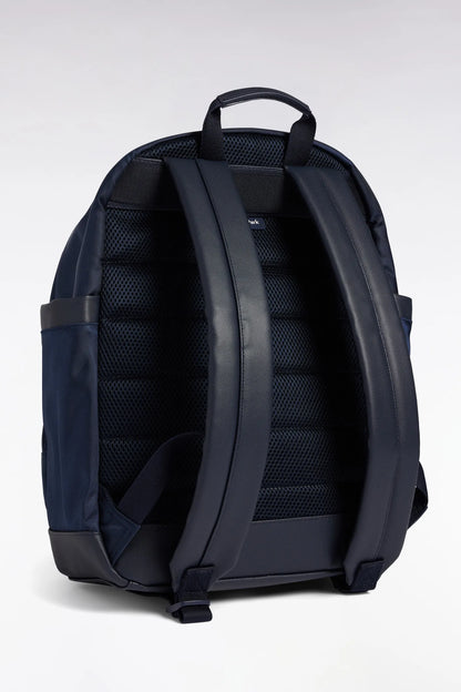 Eden Park_0_Navy Nylon Backpack_H25BAGSD0002_BLF_01
