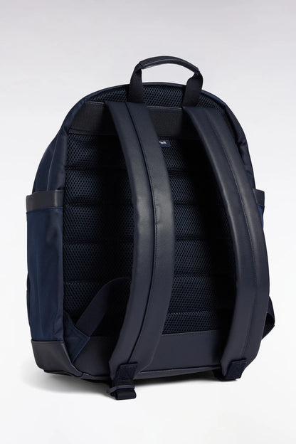Eden Park_0_Navy Nylon Backpack_H25BAGSD0002_BLF_02