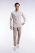Eden Park_Beige_Wrinkle-Free Chinos in Light Beige Stretch Cotton_H25BAS0C0002_BEM25_01