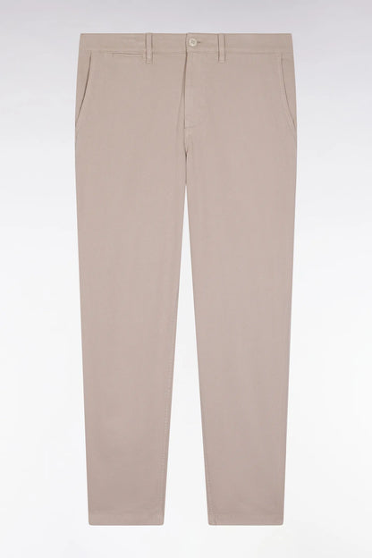 Eden Park_Beige_Wrinkle-Free Chinos in Light Beige Stretch Cotton_H25BAS0C0002_BEM25_02