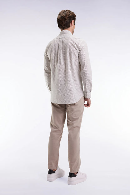 Eden Park_Beige_Wrinkle-Free Chinos in Light Beige Stretch Cotton_H25BAS0C0002_BEM25_05