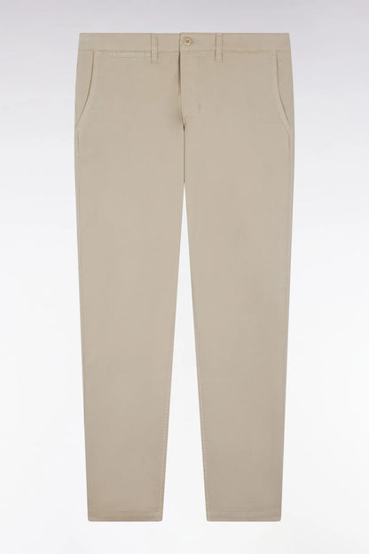 Eden Park_0_Wrinkle-Free Chinos in Beige Stretch Cotton_H25BAS0C0003_BEM27_02
