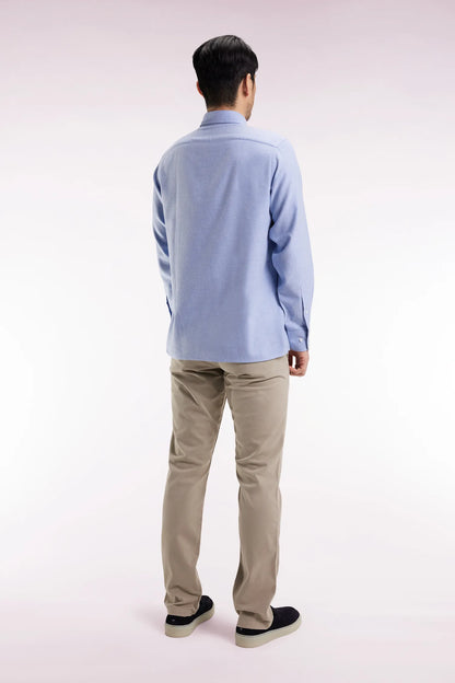Eden Park_0_Wrinkle-Free Chinos in Beige Stretch Cotton_H25BAS0C0003_BEM27_05
