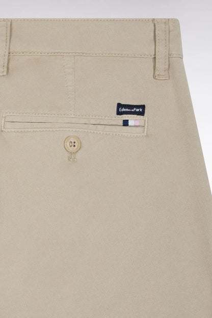 Eden Park_0_Wrinkle-Free Chinos in Beige Stretch Cotton_H25BAS0C0003_BEM27_06
