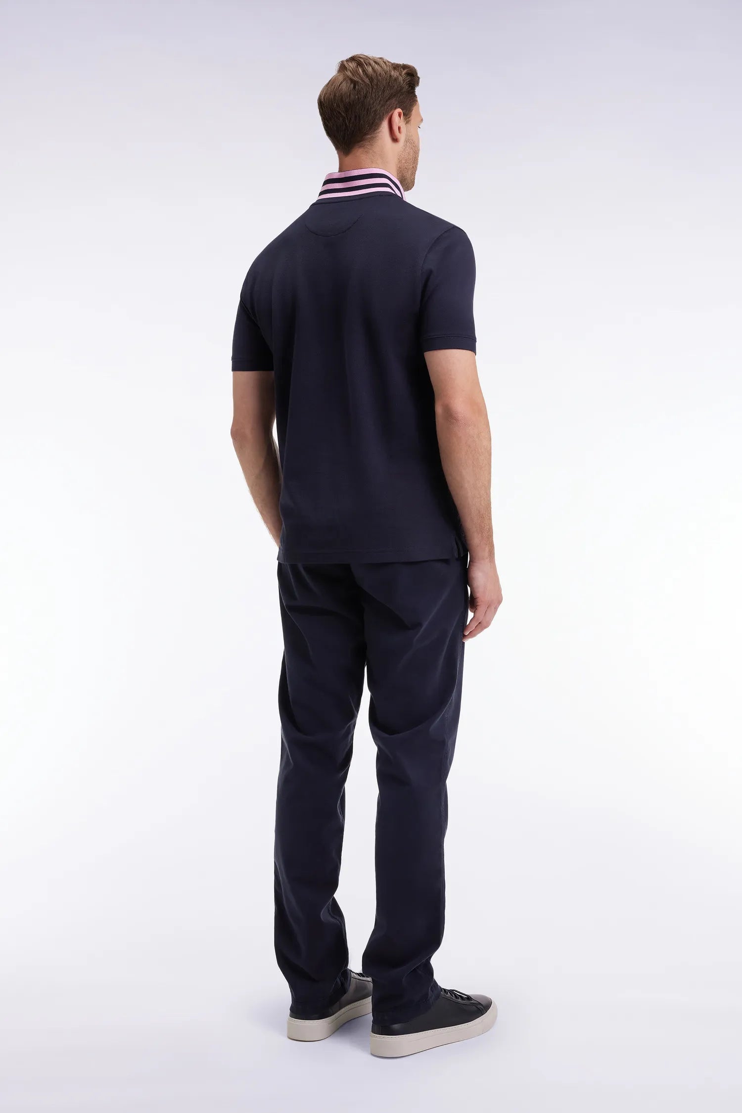 Eden Park_Blue_Wrinkle-Free Chinos in Navy Stretch Cotton_H25BAS0C0003_BLF_05