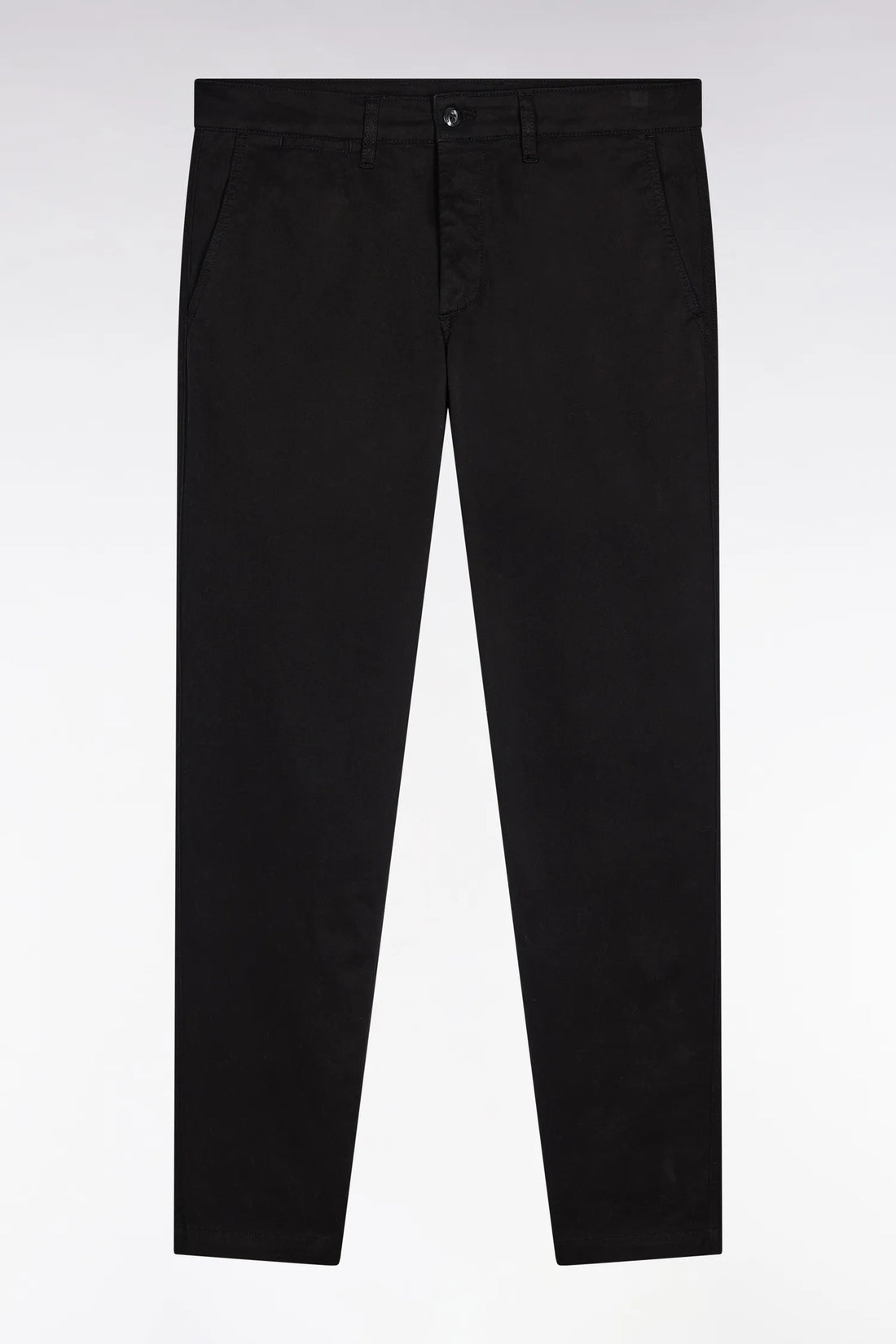 Eden Park_0_Wrinkle-Free Chinos in Black Stretch Cotton_H25BAS0C0003_NO_02