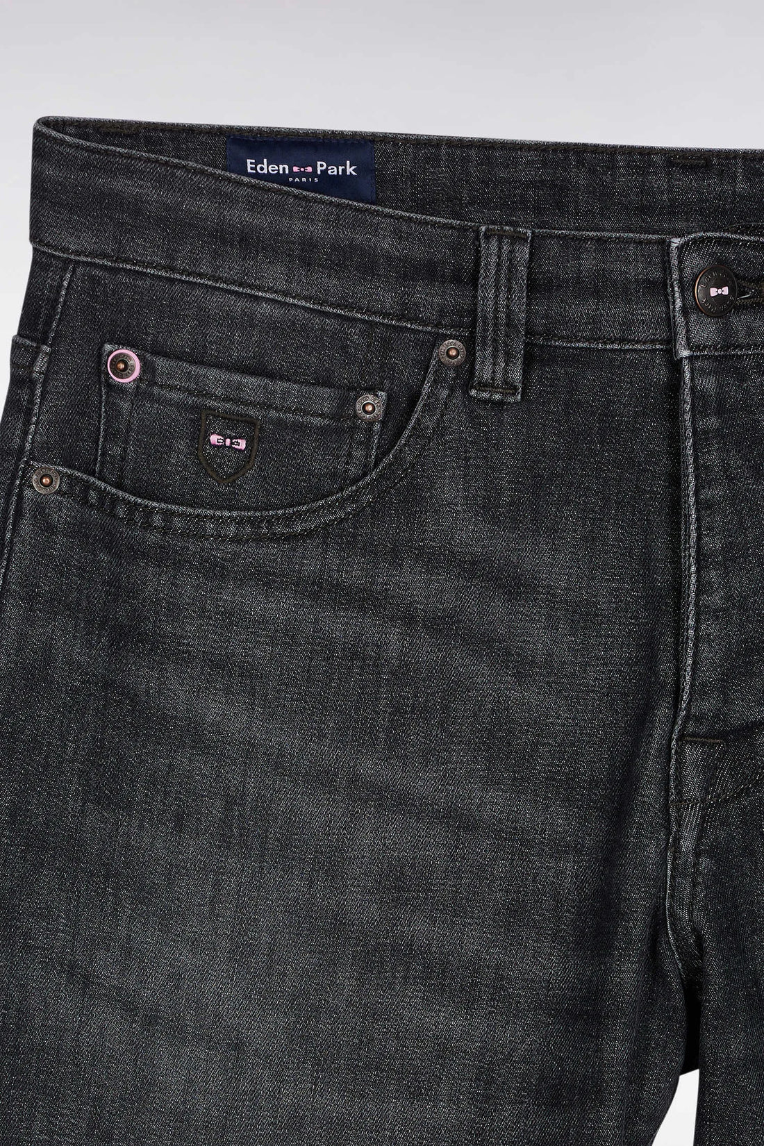 Eden Park_Grey_5-Pocket Jeans in Faded Grey Stretch Denim Blend with a Regular Fit_H25BAS5P0011_GRF_02