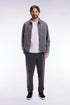 Eden Park_Grey_Double-Faced Jersey Trousers with Grey Elastic Waistband with a Modern Cut_H25BASPA0008_GRF_01