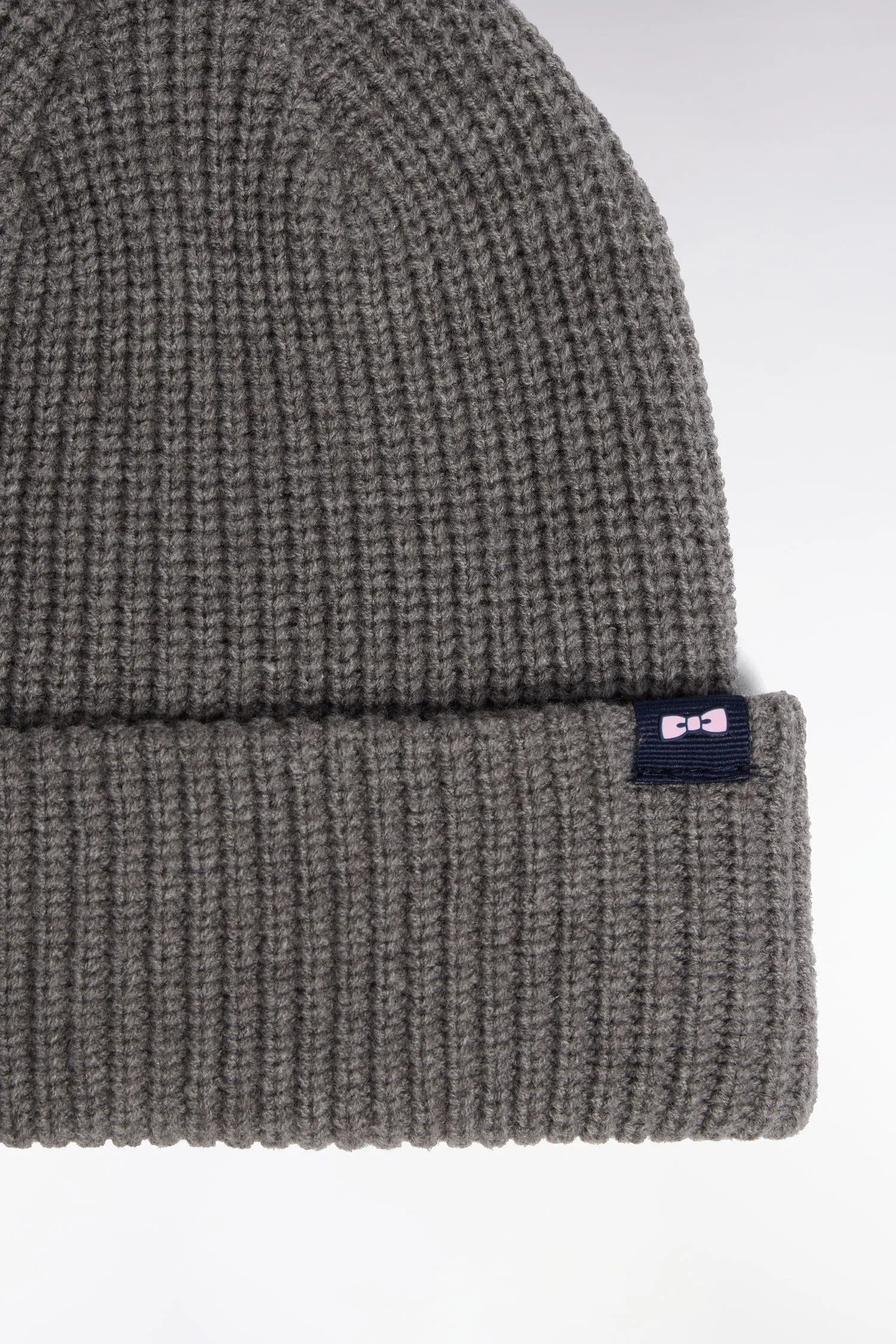 Eden Park_Grey_Grey Cotton-Blend Beanie_H25CHABN0001_GRM_02