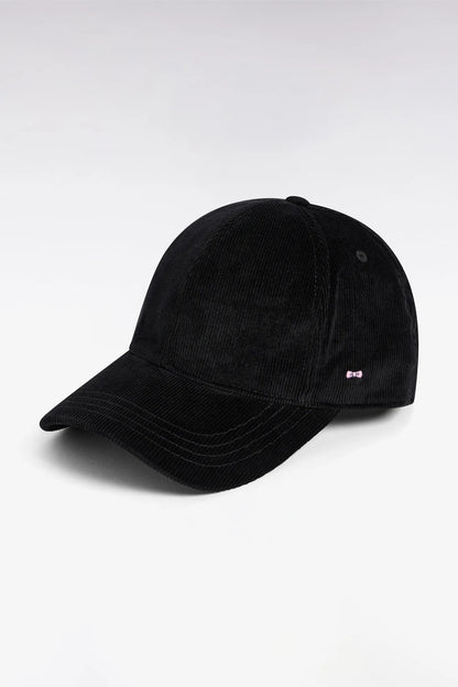 Eden Park_0_Black Corduroy Cap_H25CHACA0003_NO_01