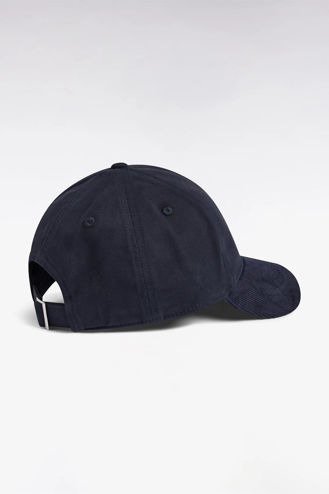 Eden Park_0_Navy Bi-Material Cotton Cap Corduroy Visor_H25CHACA0004_BLF_02