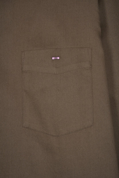 Eden Park_Green_Straight-Cut Khaki Cotton PiquŽ Shirt_H25CHECL0026_KAF7_02