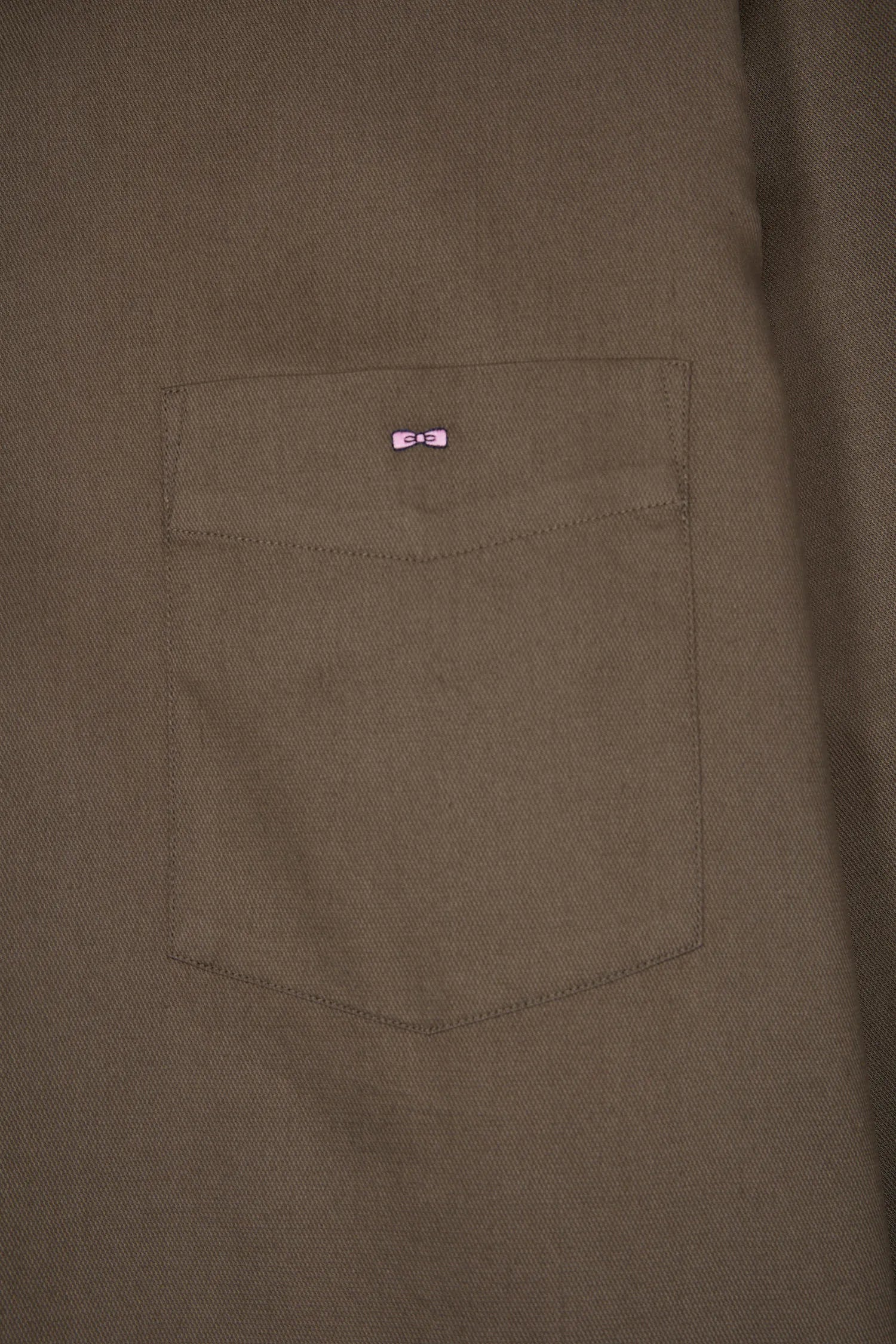 Eden Park_Green_Straight-Cut Khaki Cotton PiquŽ Shirt_H25CHECL0026_KAF7_06