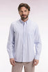 Eden Park_0_Striped Cotton Shirt in Sky Straight Cut_H25CHECL0032_BLM12_01