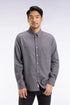 Eden Park_0_Grey Flannel Shirt with a Straight Cut_H25CHECL0043_GRF10_01