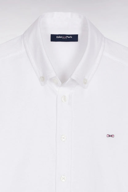 Eden Park_White_White Cotton PiquŽ Shirt_H25CHECL0111_BC_01