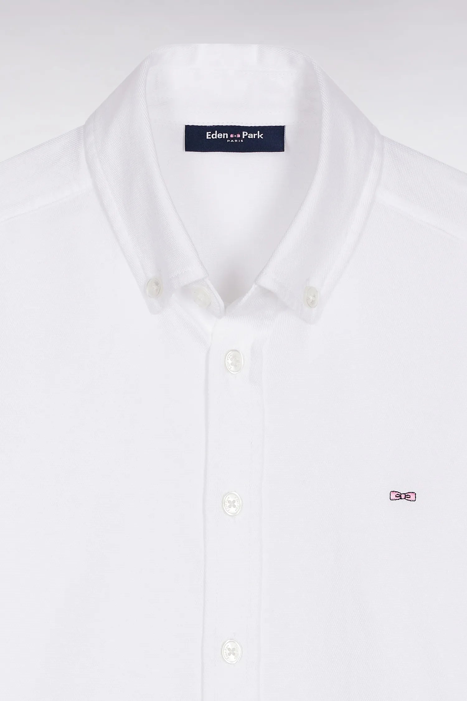 Eden Park_White_White Cotton PiquŽ Shirt_H25CHECL0111_BC_02