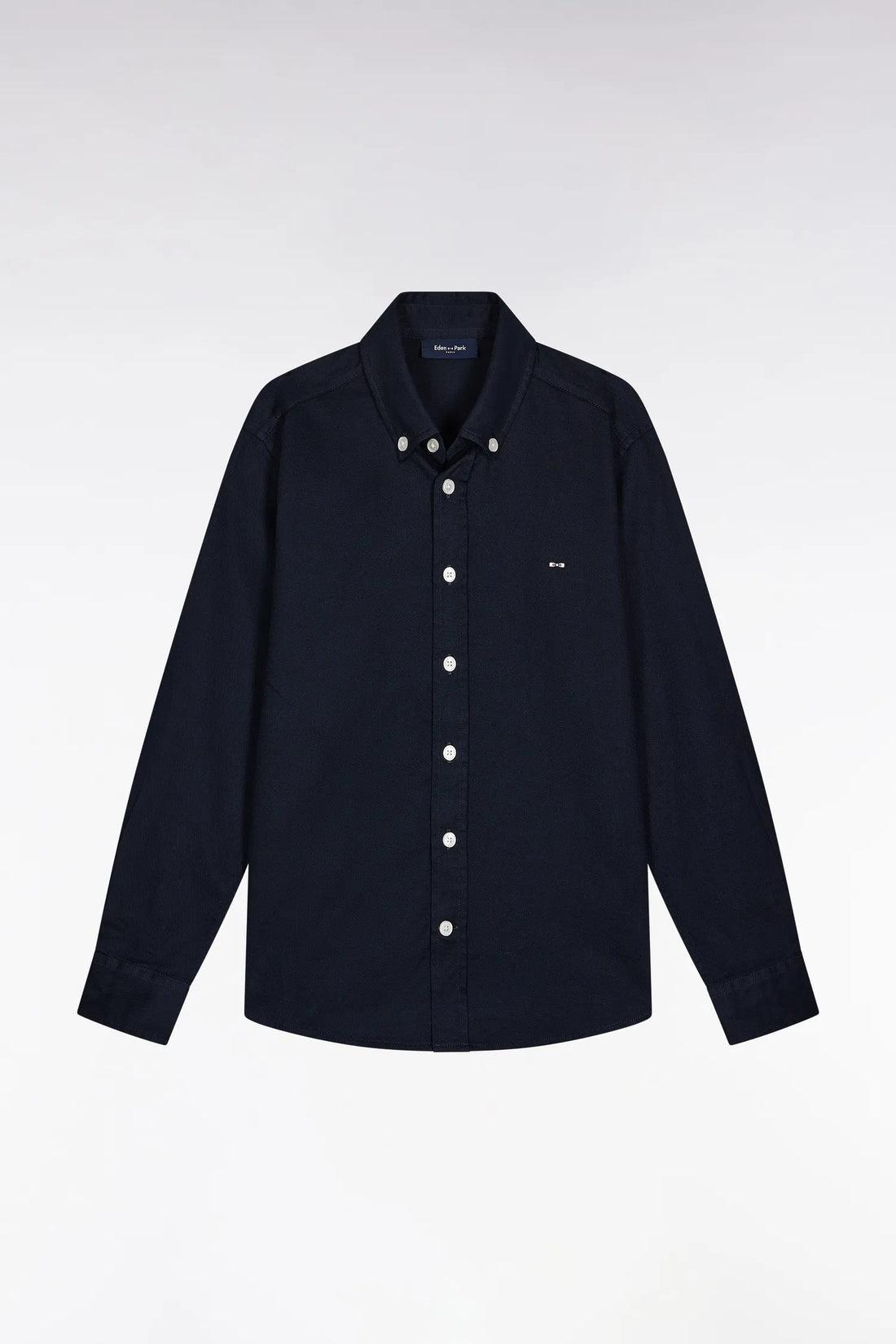 Eden Park_Blue_Navy Cotton PiquŽ Shirt_H25CHECL0111_BLF_01