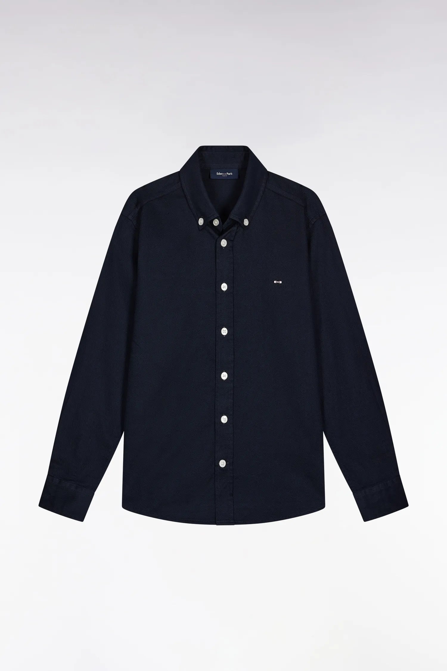 Eden Park_Blue_Navy Cotton PiquŽ Shirt_H25CHECL0111_BLF_01