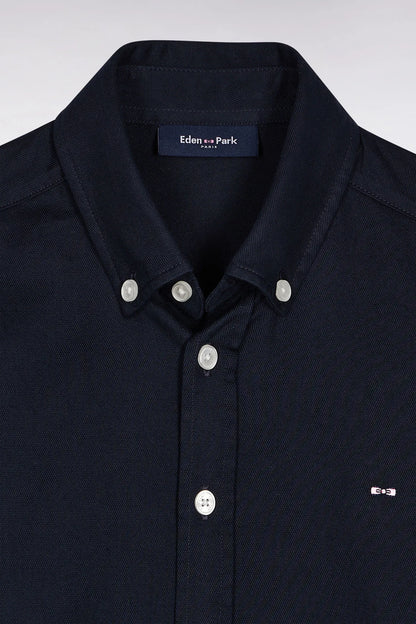 Eden Park_Blue_Navy Cotton PiquŽ Shirt_H25CHECL0111_BLF_02