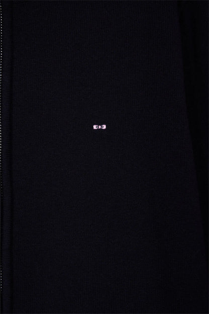 Eden Park_Blue_Zipped Cardigan in Wool and Navy Cotton Straight Cut_H25MAICA0001_BLF27_06