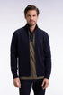 Eden Park_Blue_Straight Cut Navy Merino Wool Cardigan_H25MAICA0007_BLF_01