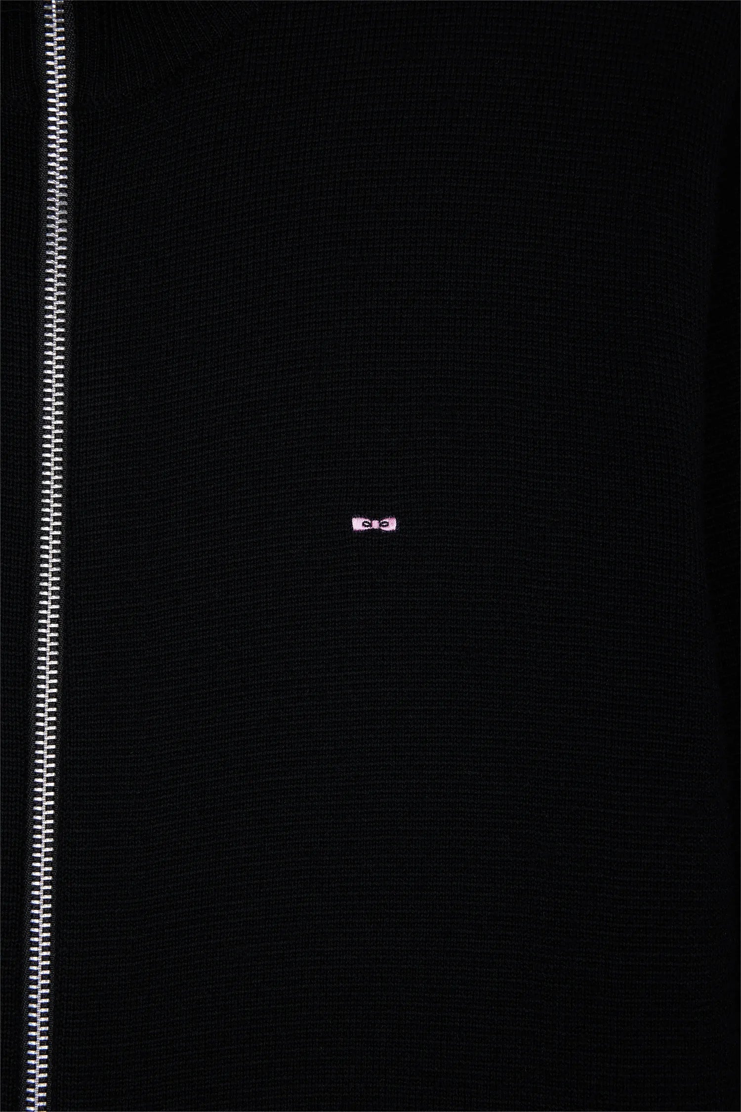 Eden Park_Black_Straight Cut Black Merino Wool Cardigan_H25MAICA0007_NO_06