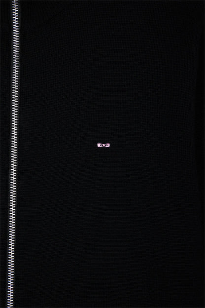 Eden Park_Black_Straight Cut Black Merino Wool Cardigan_H25MAICA0007_NO_06