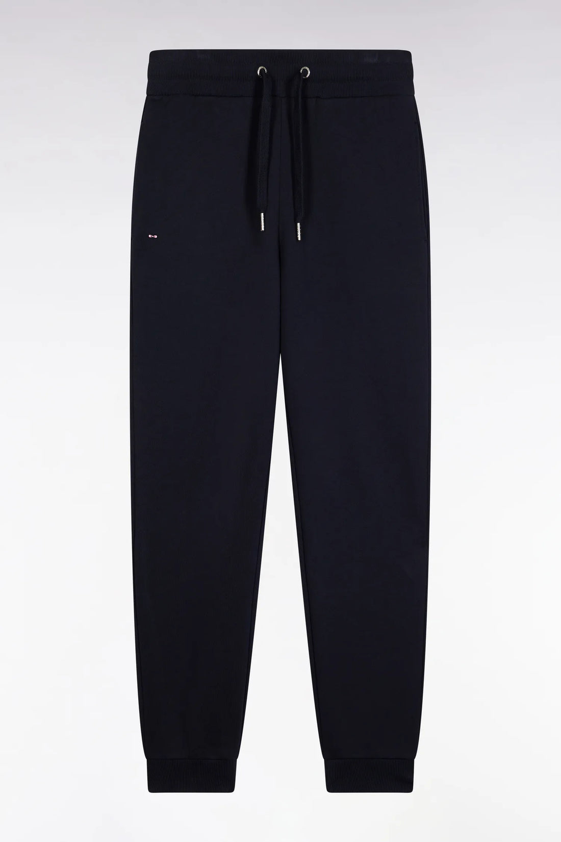 Eden Park_Blue_Straight Cut Navy Brushed Fleece Joggers_H25MAIJO0002_BLF_02