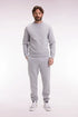 Eden Park_Grey_Grey Brushed Fleece Joggers with Straight Cut_H25MAIJO0002_GRM24_01
