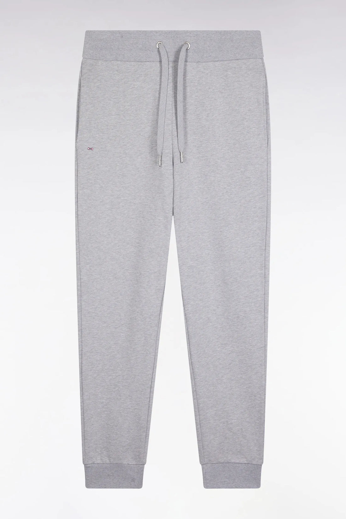 Eden Park_Grey_Grey Brushed Fleece Joggers with Straight Cut_H25MAIJO0002_GRM24_02