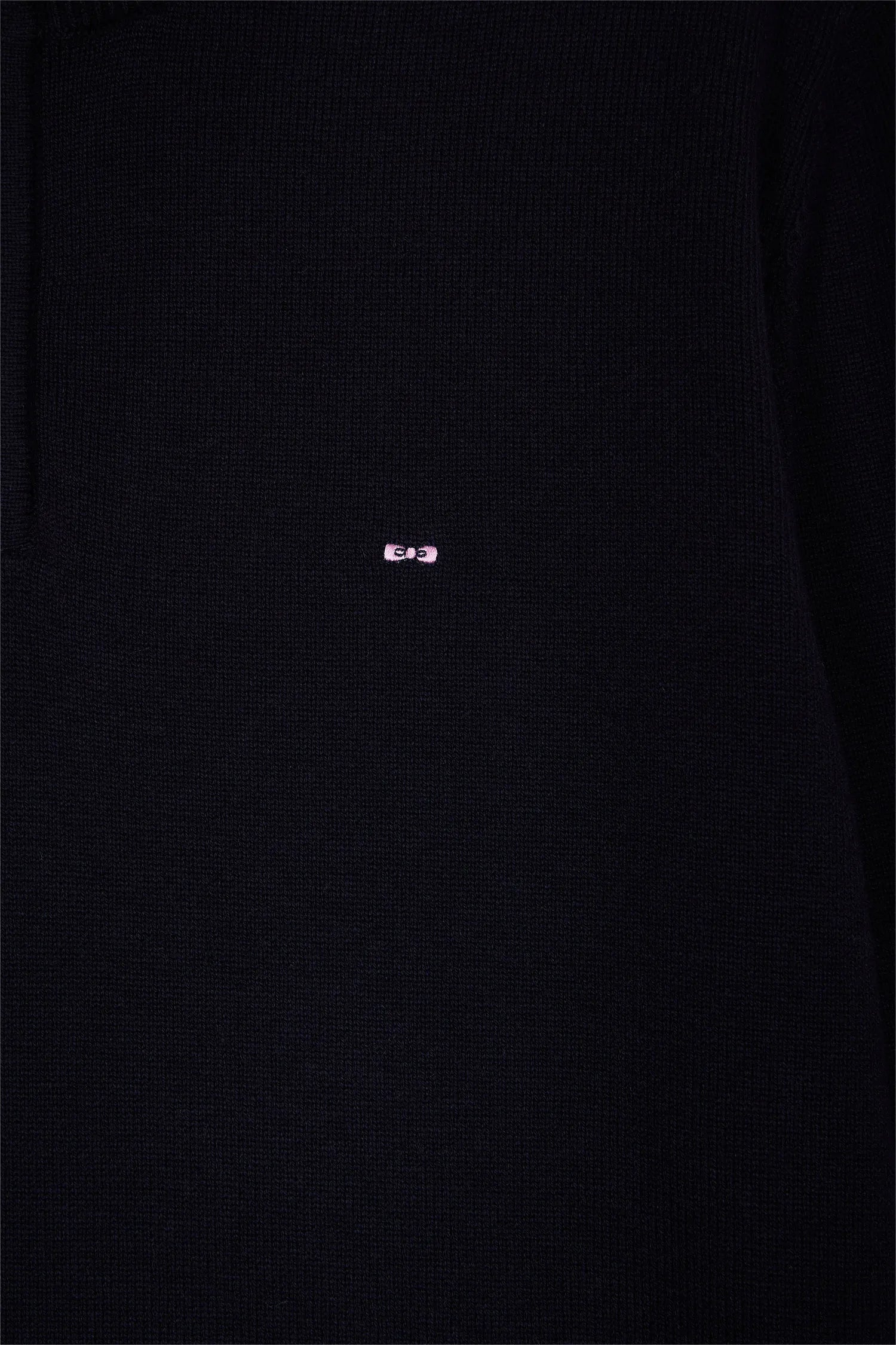 Eden Park_Blue_Dark Blue Wool and Cotton Trucker Collar Sweater_H25MAIPU0002_BLF27_06