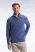 Eden Park_Blue_Blue Honeycomb Cotton Trucker Collar Sweater_H25MAIPU0017_BLC17_01